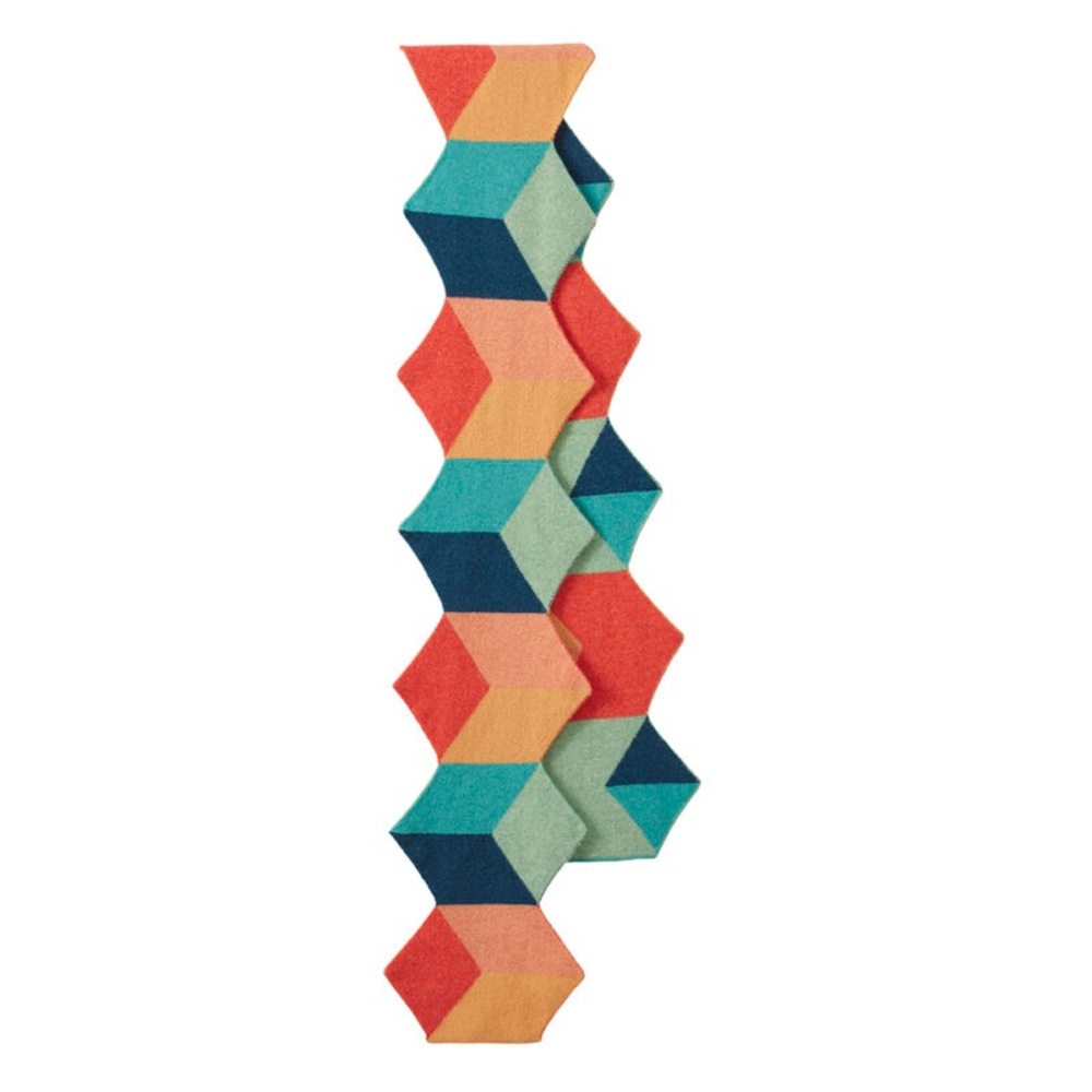 NWT ✨ Donna Wilson Cube Scarf - Multicolor